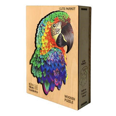 Papagaio - Quebra-Cabeça de Madeira