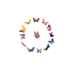 Borboleta - Quebra-Cabeça de Madeira
